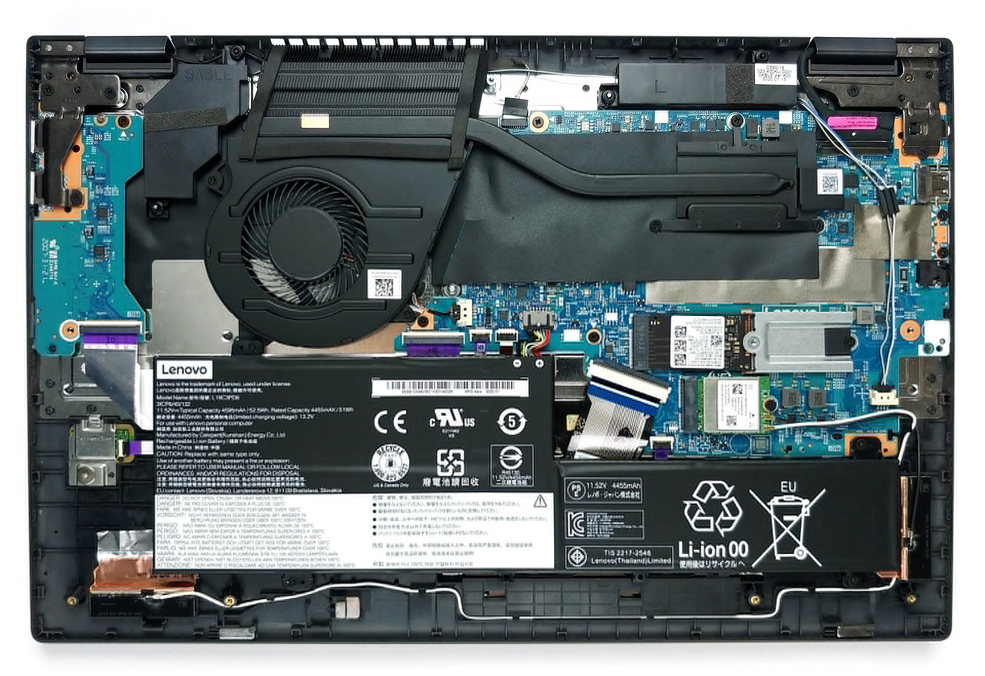 How to replace and fix Lenovo ideapad S340-15API S340-15IWL C340-15IWL S340-15IIL FLEX-15IWL Fan original (Lenovo Ideapad Flex 5 (15))